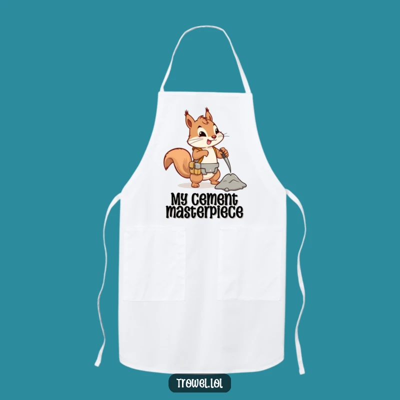 Funny Squirrel Builder Apron - Mix Your Meals with Flair!